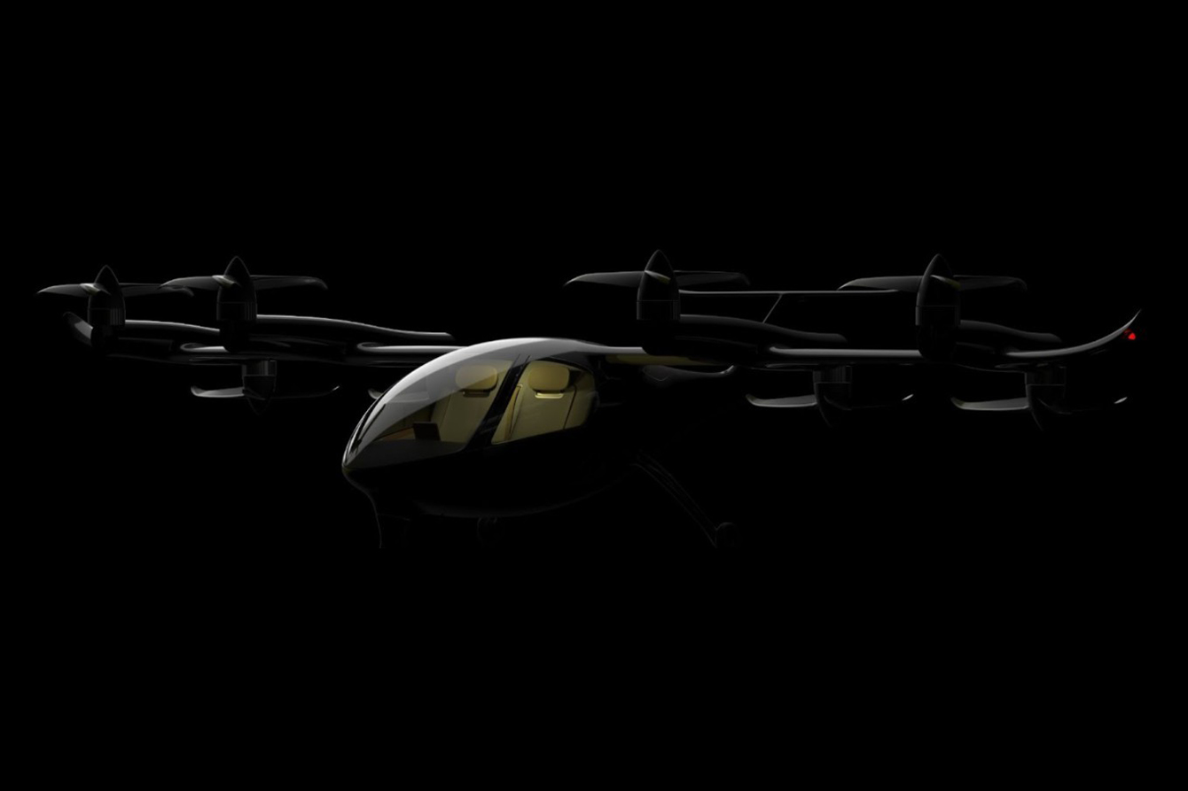 Kitty Hawk Heaviside 2 eVTOL two passenger concept design aircraft Kitty Hawk Heaviside 2 eVTOL two passenger concept design aircraft
